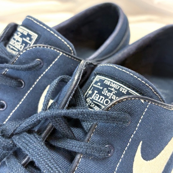 Nike Stefan Janoski Zoom Air 615957-414 Men's Sz 11.5 Blue White Skate Shoes - Picture 13 of 16